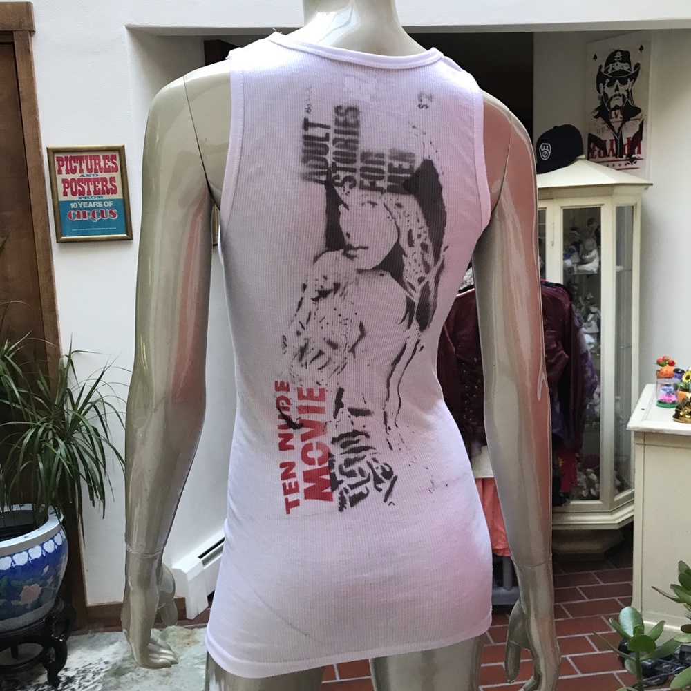 ⚡️TEN NUDE MOVIE $2 nude tattooed girl distressed tank top RARE 1st EDITION